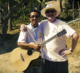 Richard with Chris Clifford, our TBBC representative.